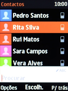 Prima terminar chamada para terminar e voltar ao ecrã inicial.