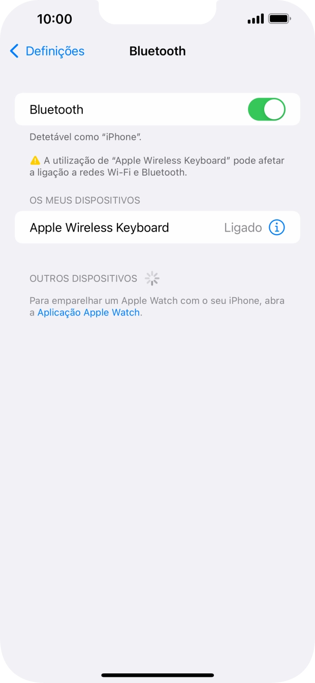 Para voltar ao ecrã inicial, deslize o dedo de baixo para cima a partir da base do ecrã.