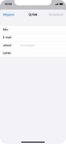 Kattints a Jelszó mezőre, és írd be az e-mail-fiókodhoz tartozó jelszót.