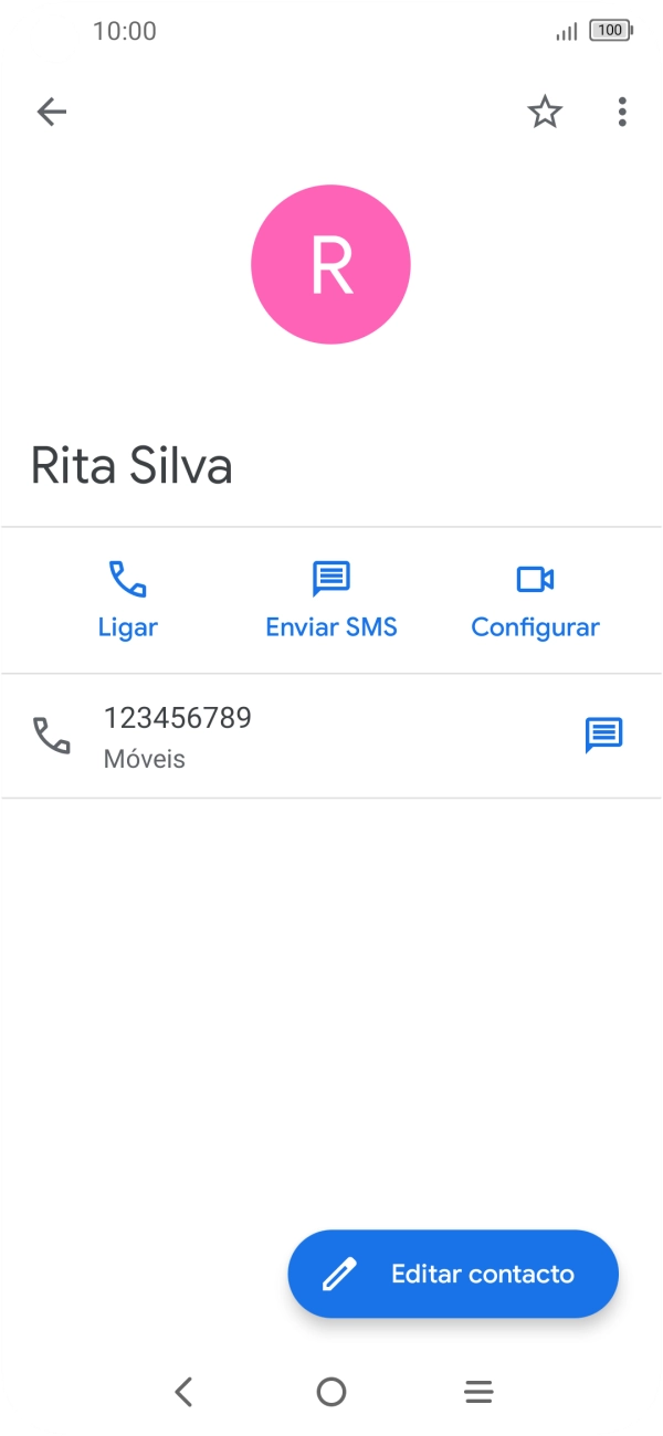 Prima a tecla de início para terminar e voltar ao ecrã inicial.