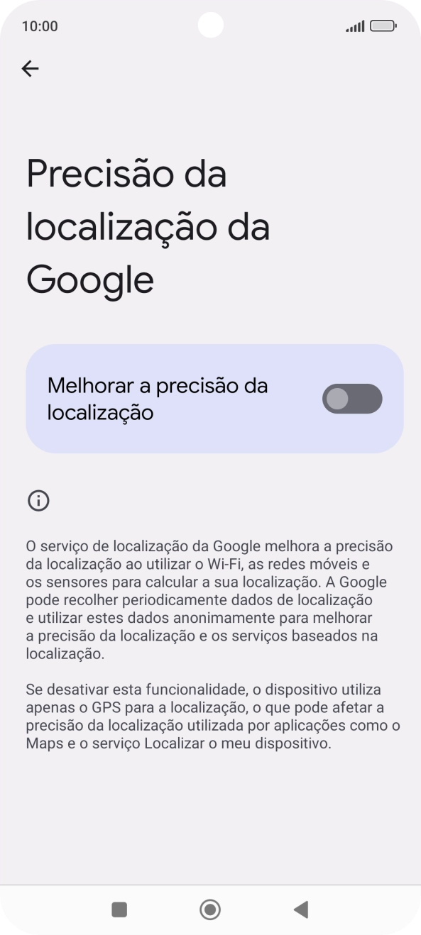 Se premir o indicador junto a 