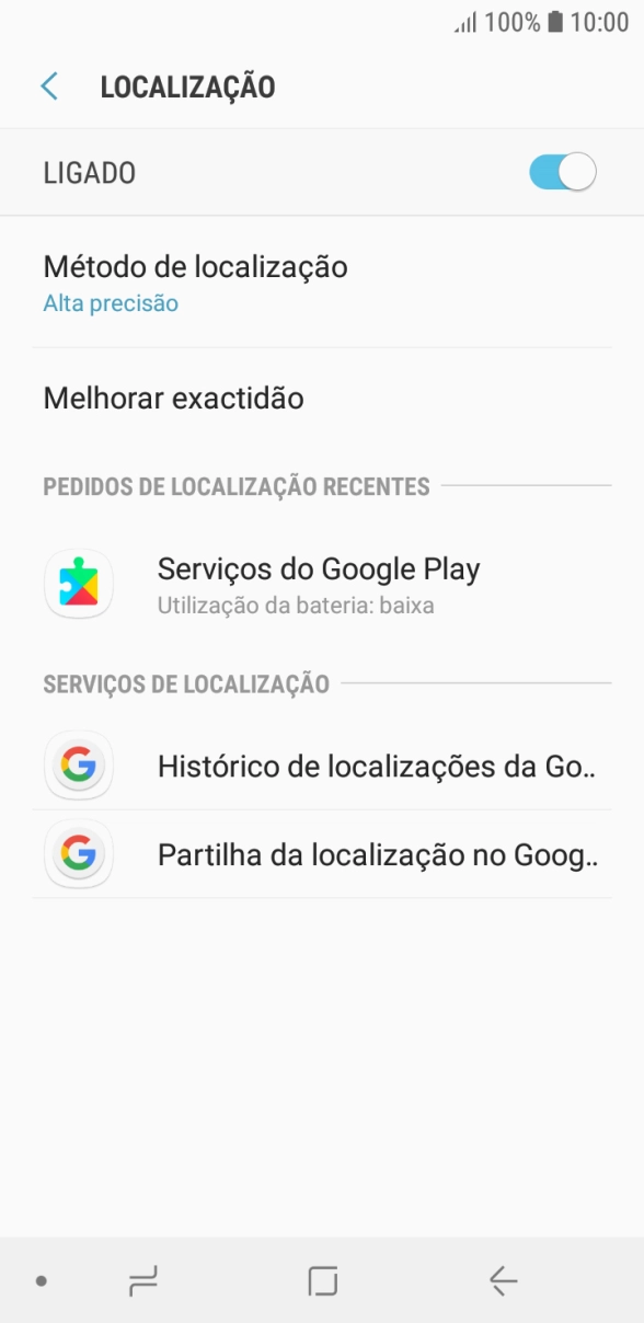 Prima Método de localização.