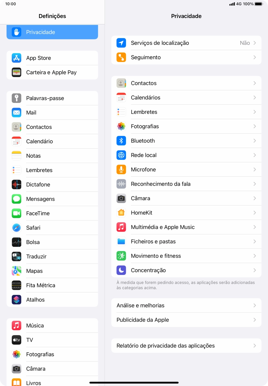 Prima Serviços de localização.