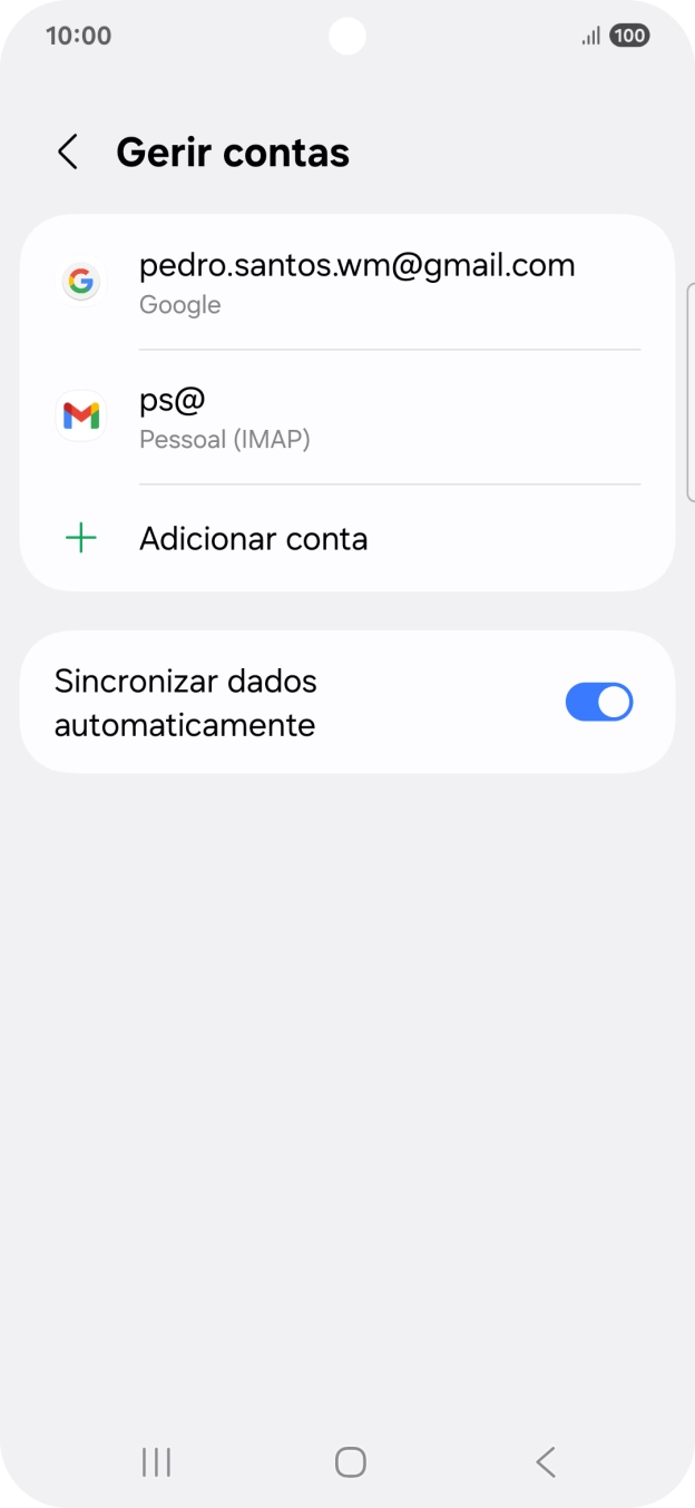 Prima a tecla de início para terminar e voltar ao ecrã inicial.