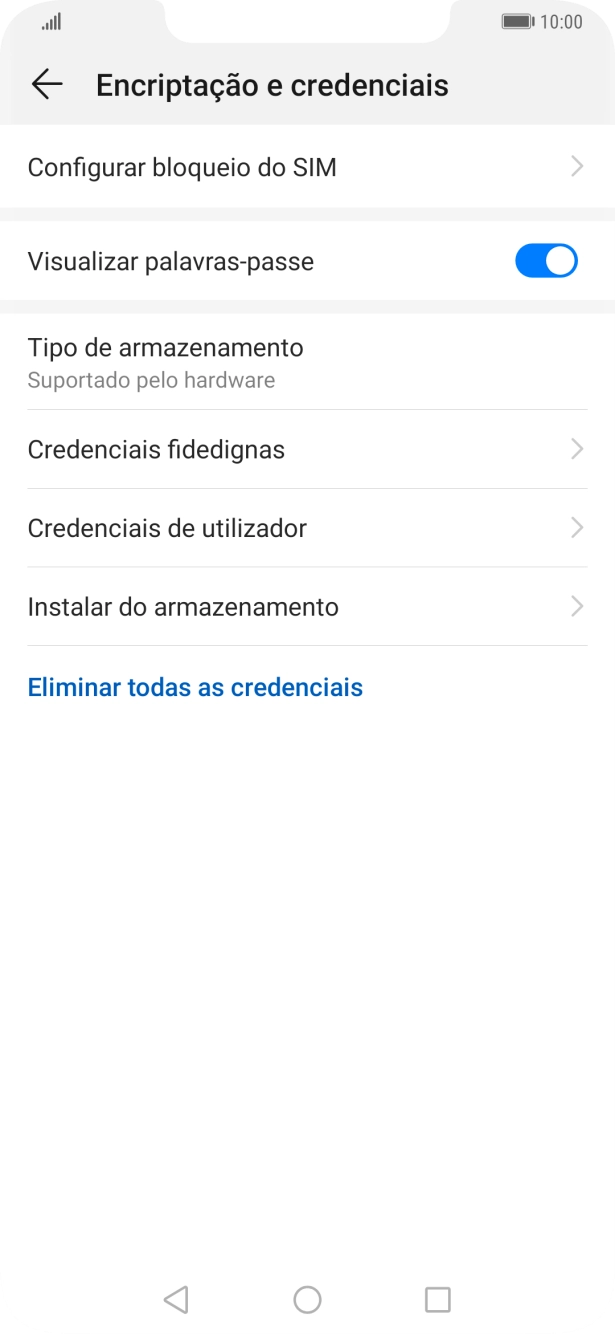 Prima Configurar bloqueio do SIM.