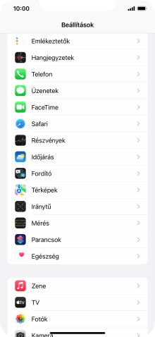 Válaszd a Telefon lehetőséget.