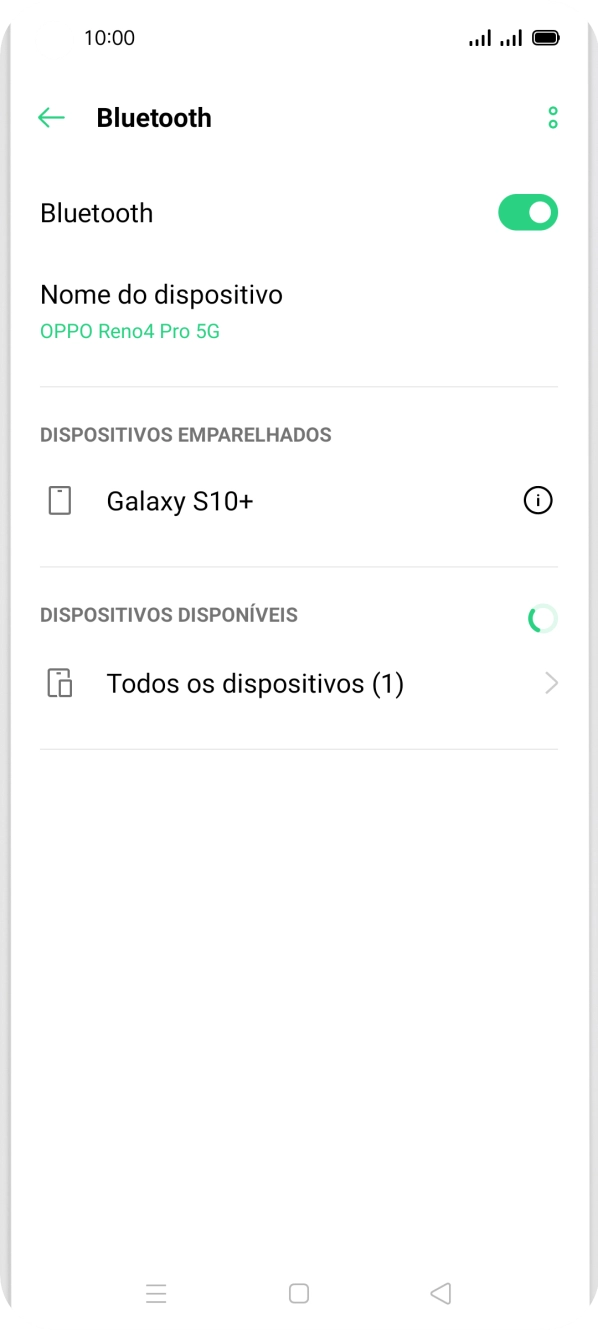 Prima a tecla de início para terminar e voltar ao ecrã inicial.