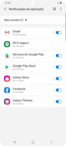 Prima a lista suspensa.