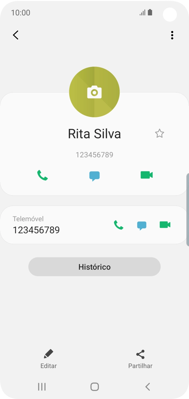 Prima a tecla de início para terminar e voltar ao ecrã inicial.