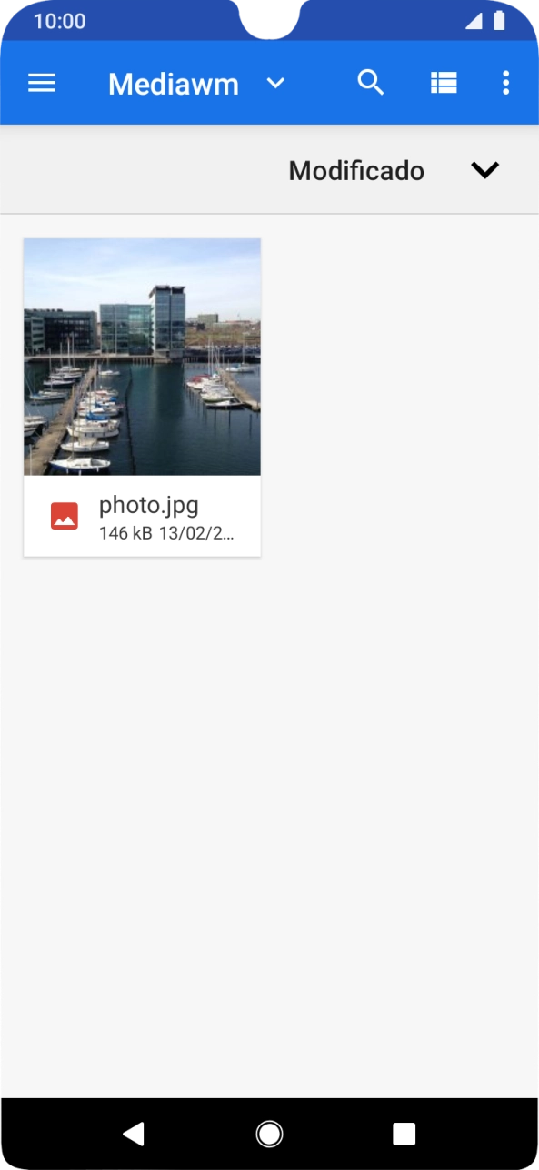 Prima a imagem pretendida.