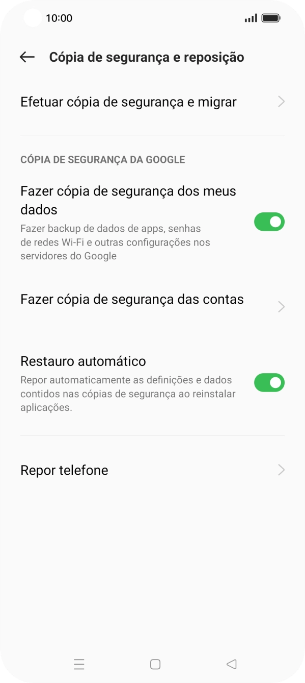 Prima Repor telefone.