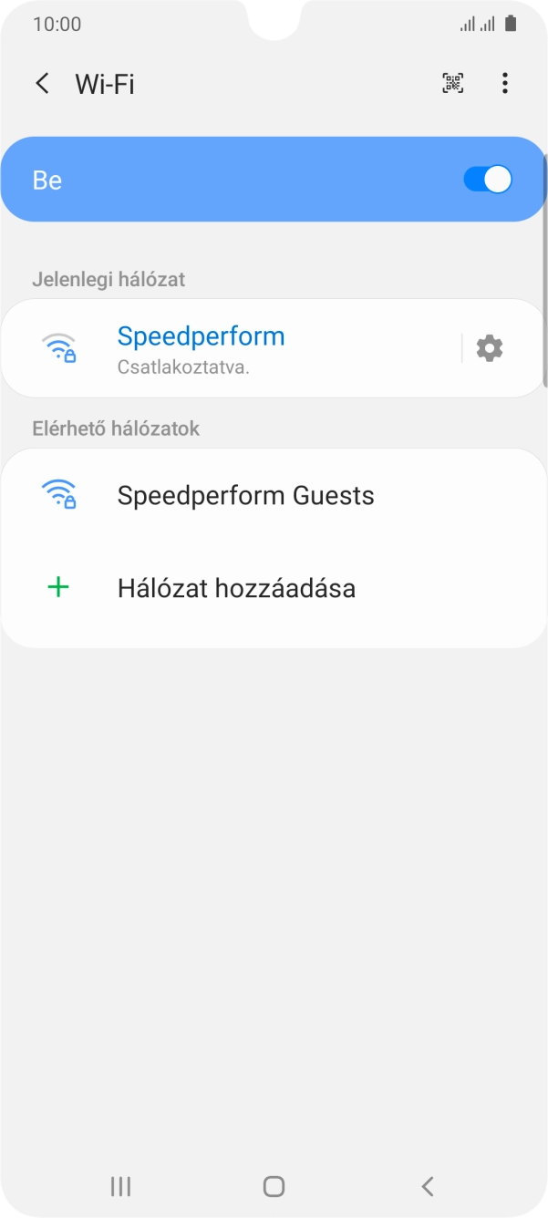 A befejezéshez, és ahhoz, hogy visszatérhess a főképernyőhöz, nyomd meg a főgombot.