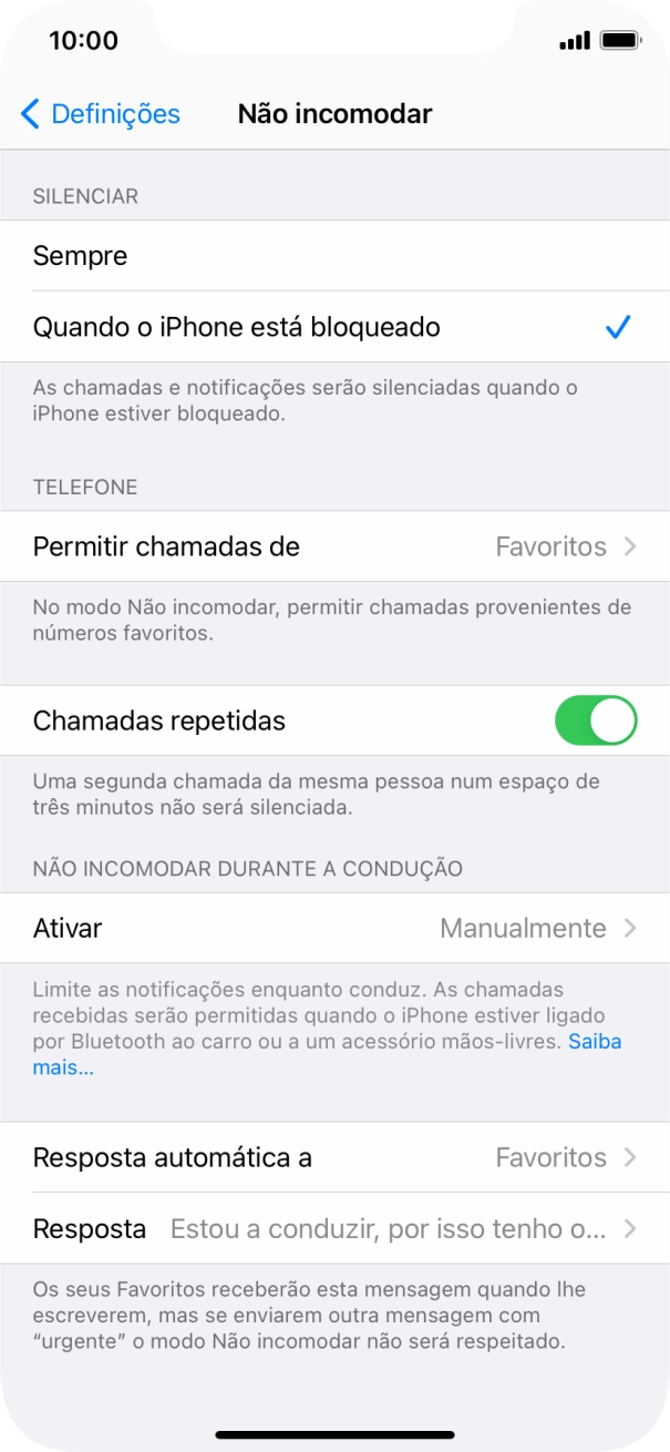 Prima Resposta automática a.