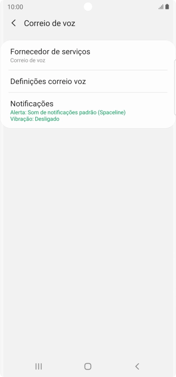 Prima Definições correio voz.