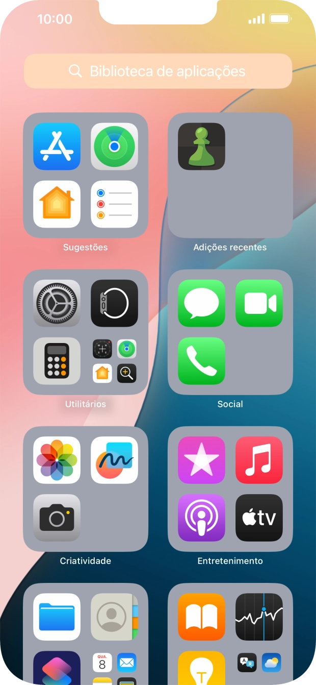 Prima a app pretendida.