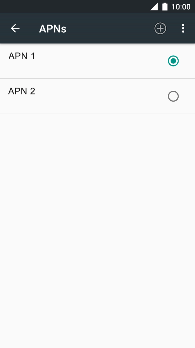 Prima o campo junto à ligação de dados para a ativar.
