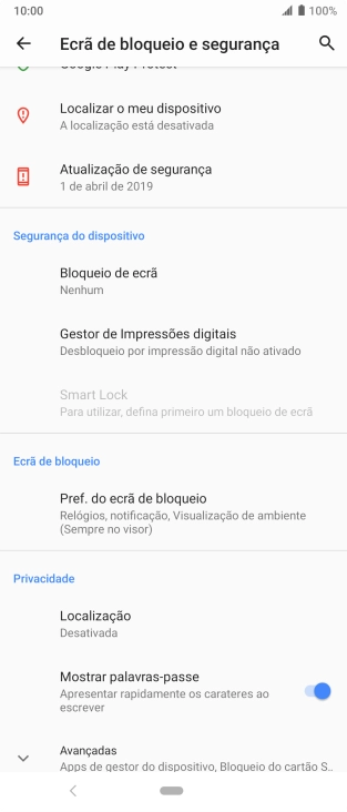 Prima a tecla de início para terminar e voltar ao ecrã inicial.