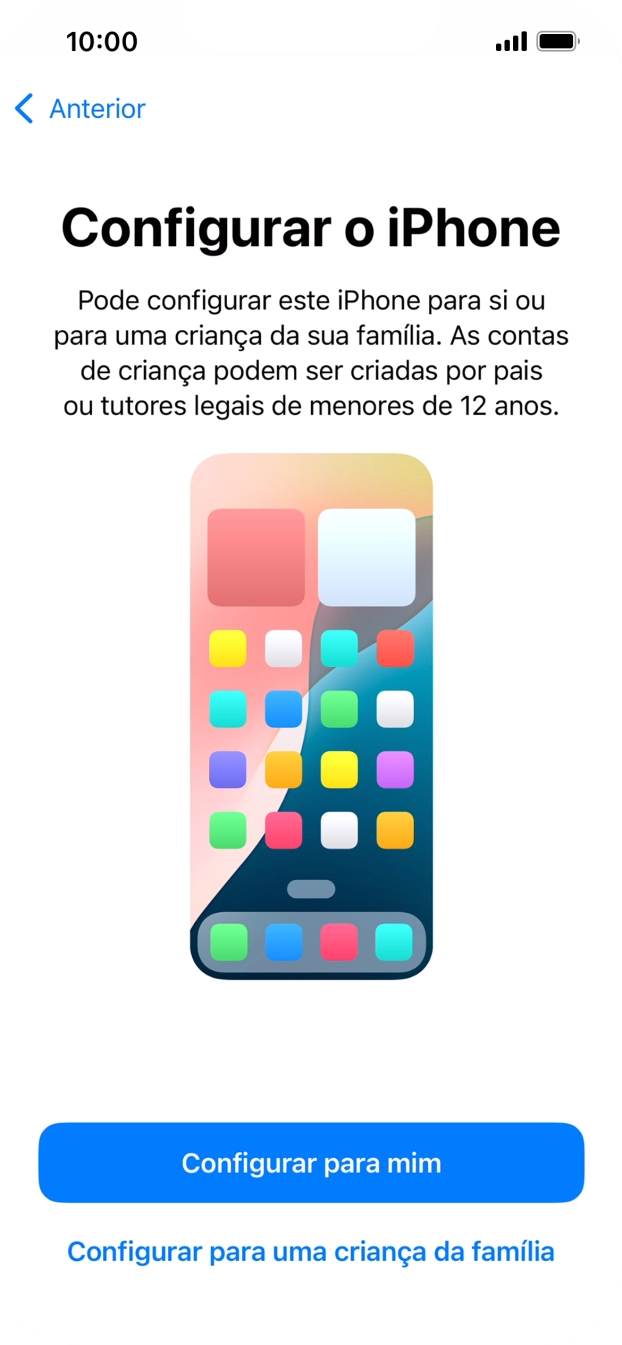 Prima Configurar para mim.