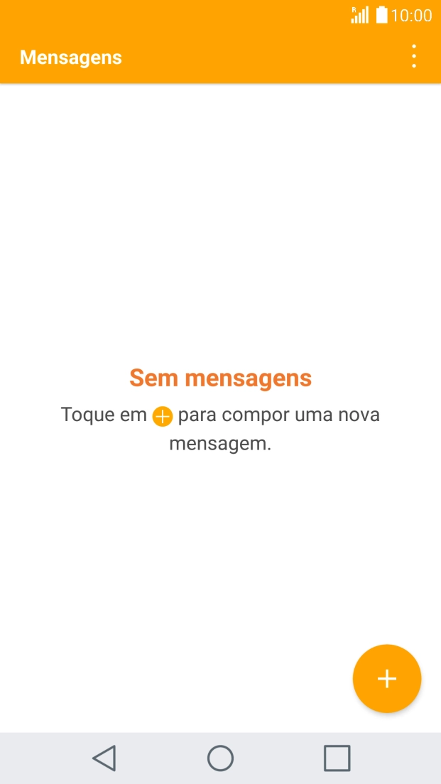 Prima o ícone de nova mensagem.