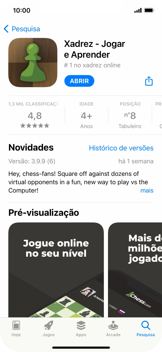 Para voltar ao ecrã inicial, deslize o dedo de baixo para cima a partir da base do ecrã.