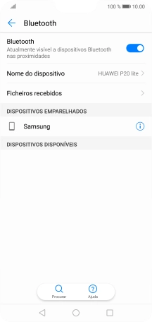 Prima a tecla de início para terminar e voltar ao ecrã inicial.