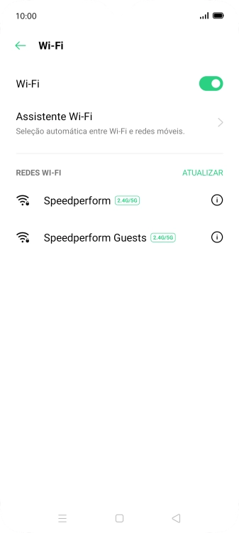 Prima Assistente Wi-Fi.