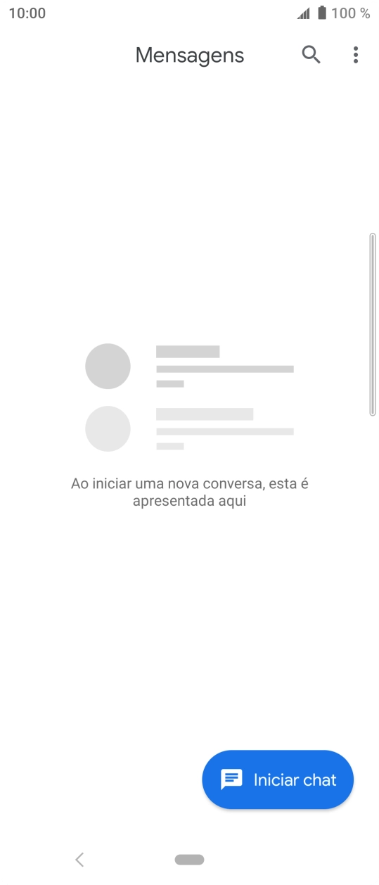 Prima Iniciar chat.