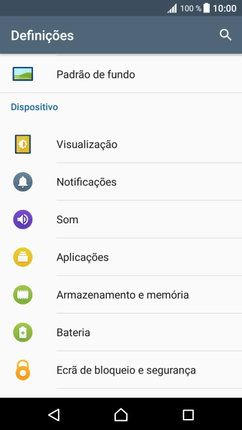 Prima Ecrã de bloqueio e segurança.