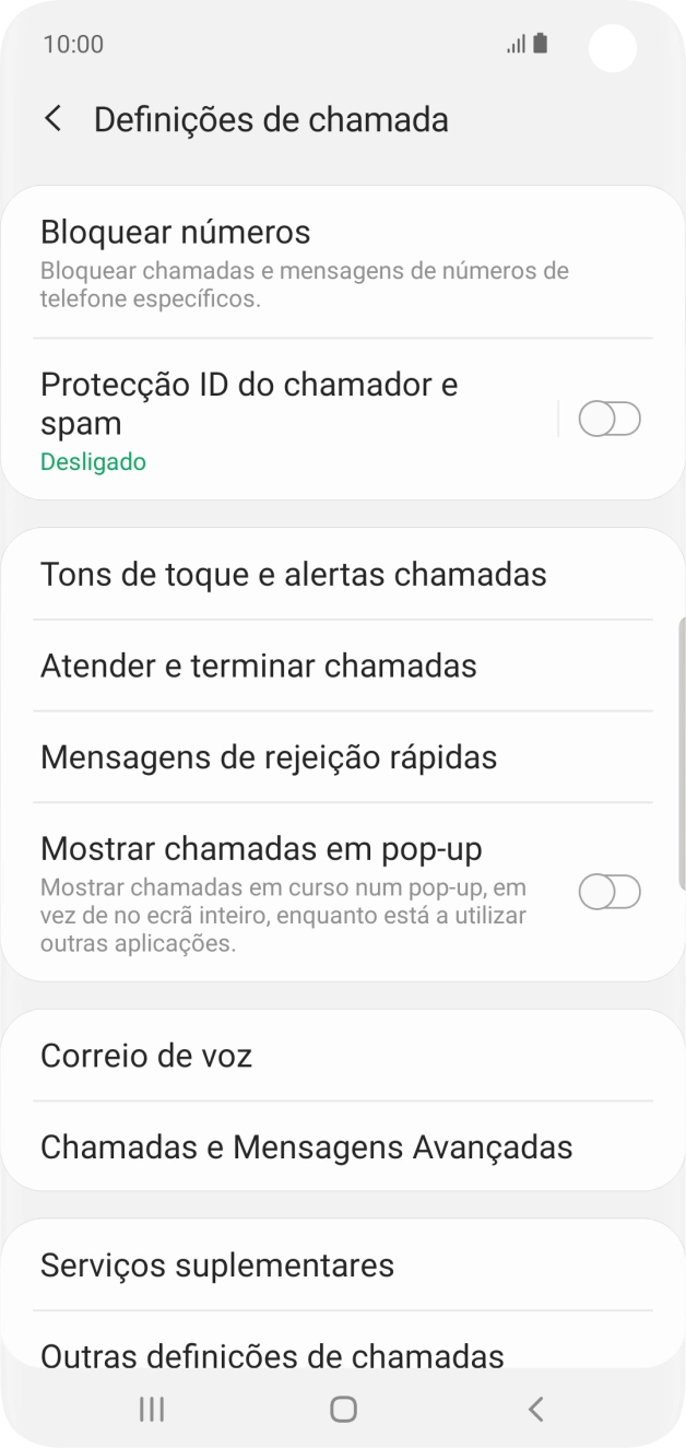 Prima Serviços suplementares.