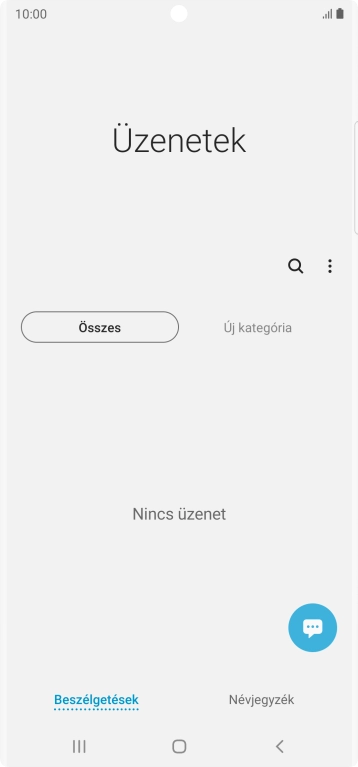 Kattints a menü ikonra.