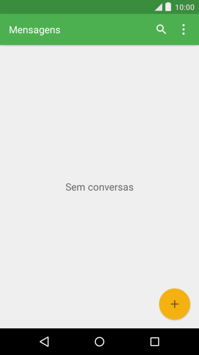 Prima o ícone de nova mensagem.