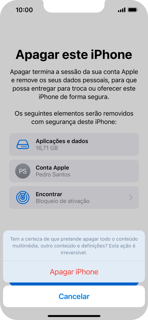 Prima Apagar iPhone.