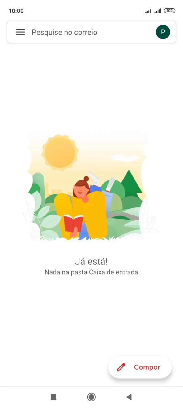 Prima o ícone de perfil.