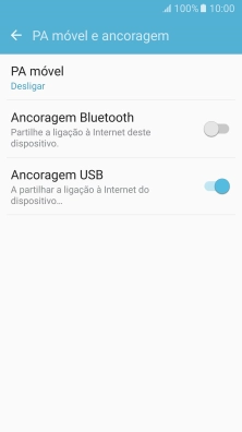Prima a tecla de início para terminar e voltar ao ecrã inicial.