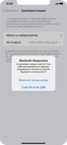 Amennyiben ki van kapcsolva a Wi-Fi, válaszd a Csak Wi-Fi és USB lehetőséget.