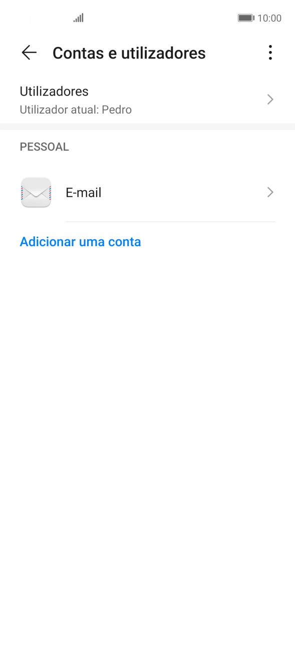 Para voltar ao ecrã inicial, deslize o dedo de baixo para cima a partir da base do ecrã.