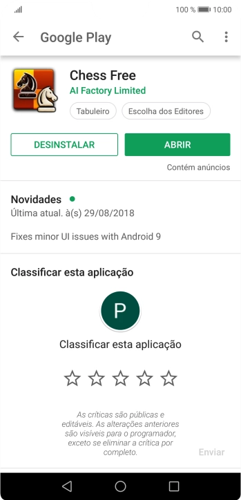 Prima DESINSTALAR.