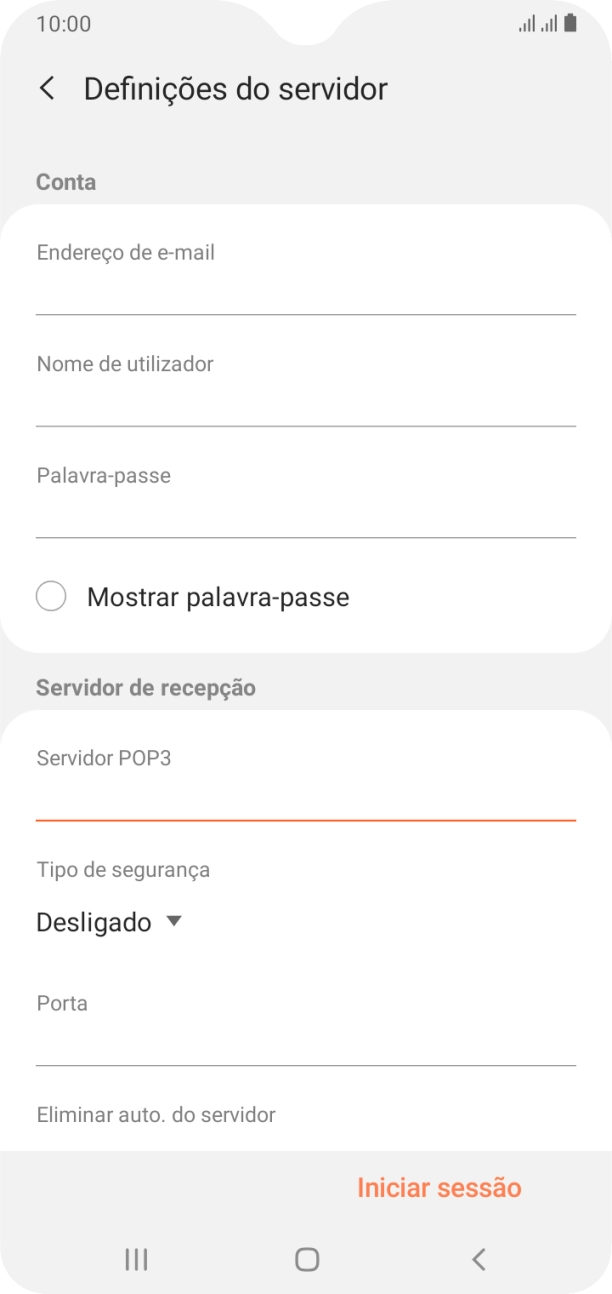 Prima a lista suspensa sob 