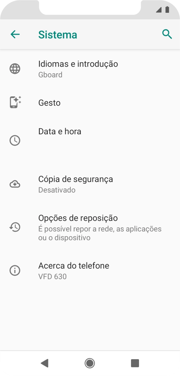 Prima Acerca do telefone.