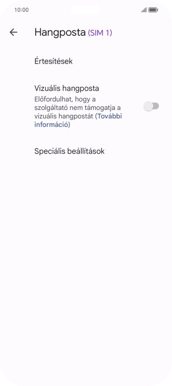 Válaszd a Speciális beállítások lehetőséget.