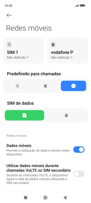 Prima a tecla de início para terminar e voltar ao ecrã inicial.