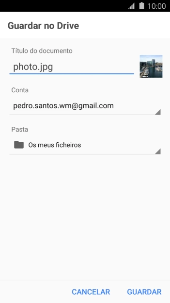 Prima GUARDAR.