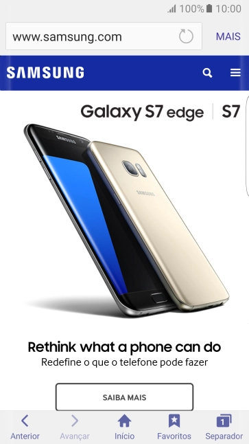 Prima a barra de endereço.