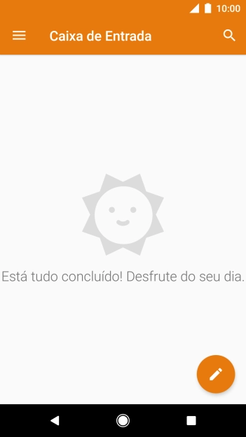 Prima o ícone de novo e-mail.