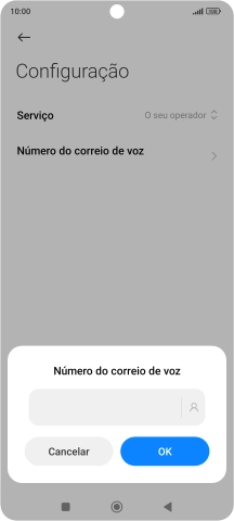 Introduza 123 e prima OK.