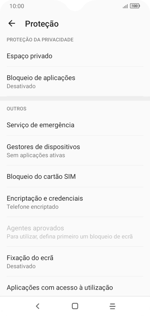 Prima Bloqueio do cartão SIM.