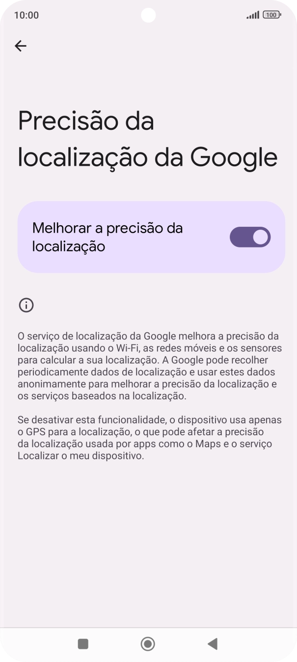 Se premir o indicador junto a 