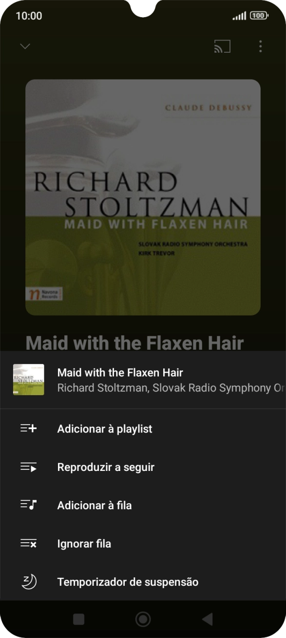 Prima o ícone para adicionar.