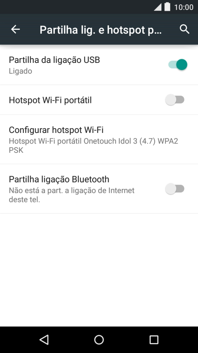 Prima a tecla de início para terminar e voltar ao ecrã inicial.