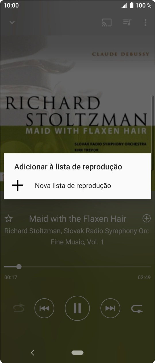 Prima Nova lista de reprodução.